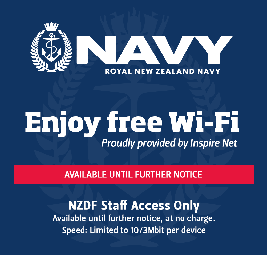 Enjoy free Wi-Fi provided by Inspire Net